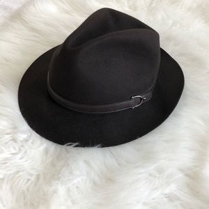 Gucci Felt Fedora Hat Authentic